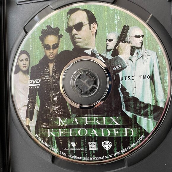 The Matrix 2 DVD Set Matrix Reloaded & Matrix Revolutions (2003 ) Rated R - Picture 9 of 10